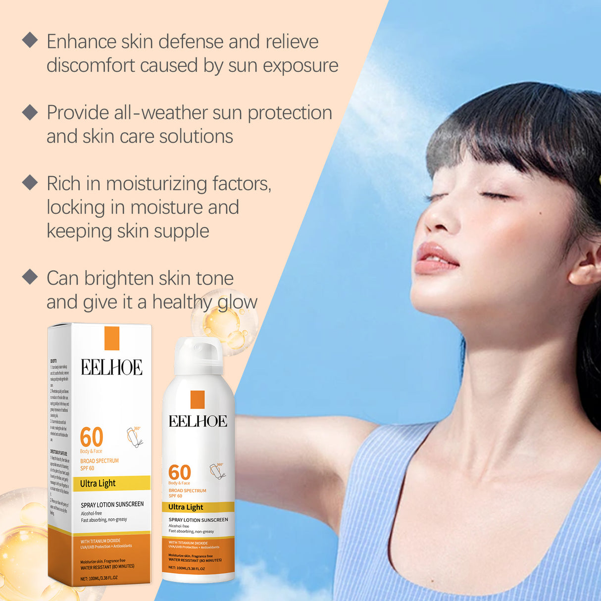 Hydrating Protective Spray Ultra Hydrating Protective Emulsion Uv Protection Moisturizing Repair Cream - V.I.P Digital Presence