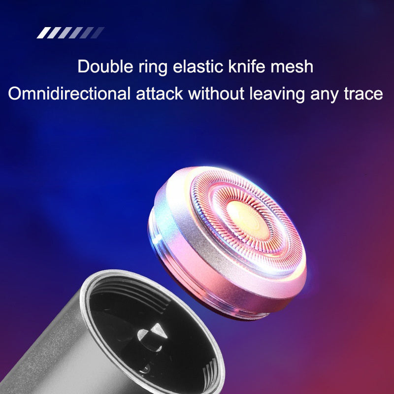 Mini Steel Cannon Travel Shaver Fully Portable Multi functional Men's Electric Shaver - V.I.P Digital Presence