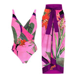 European and American conjoined vacation beach hot spring swimsuit French retro conjoined bikini - V.I.P Digital Presence