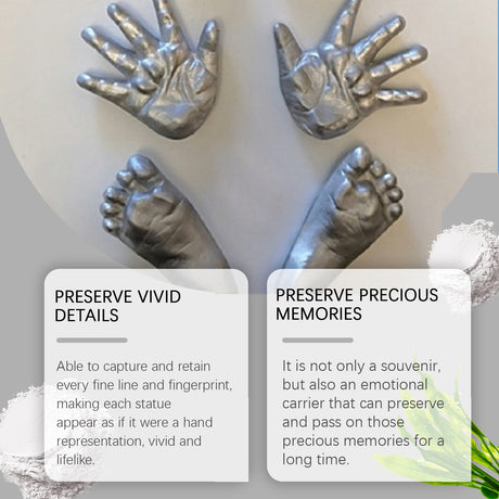 Hand Model Powder Set Model Diy Hand Souvenir 3d Clone Hand Model Toy Gift - V.I.P Digital Presence