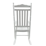 BALCONY PORCH ADULT ROCKING CHAIR   - WHITE