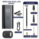 6000mAh Portable Car Air Compressor 12V 150PSI Electric Cordless Tire Inflator Pump for Motorcycle Bicycle Boat AUTO Tyre Balls - V.I.P Digital Presence