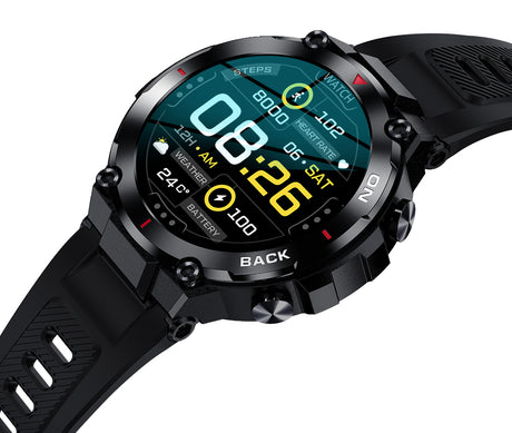 K37 smart watch GPS positioning exercise health heart rate monitoring female physiological cycle reminder - V.I.P Digital Presence