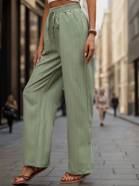 High Waist Wide Leg Pants - V.I.P Digital Presence