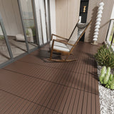 2FT terrace tiles, DIY module interlocking terrace tiles, quick installation of courtyard tiles, 24 pieces in red brown color - V.I.P Digital Presence