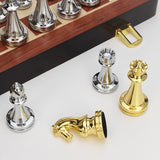 High end international chess set folding chessboard gift chess pieces children's chess pieces Western chess
