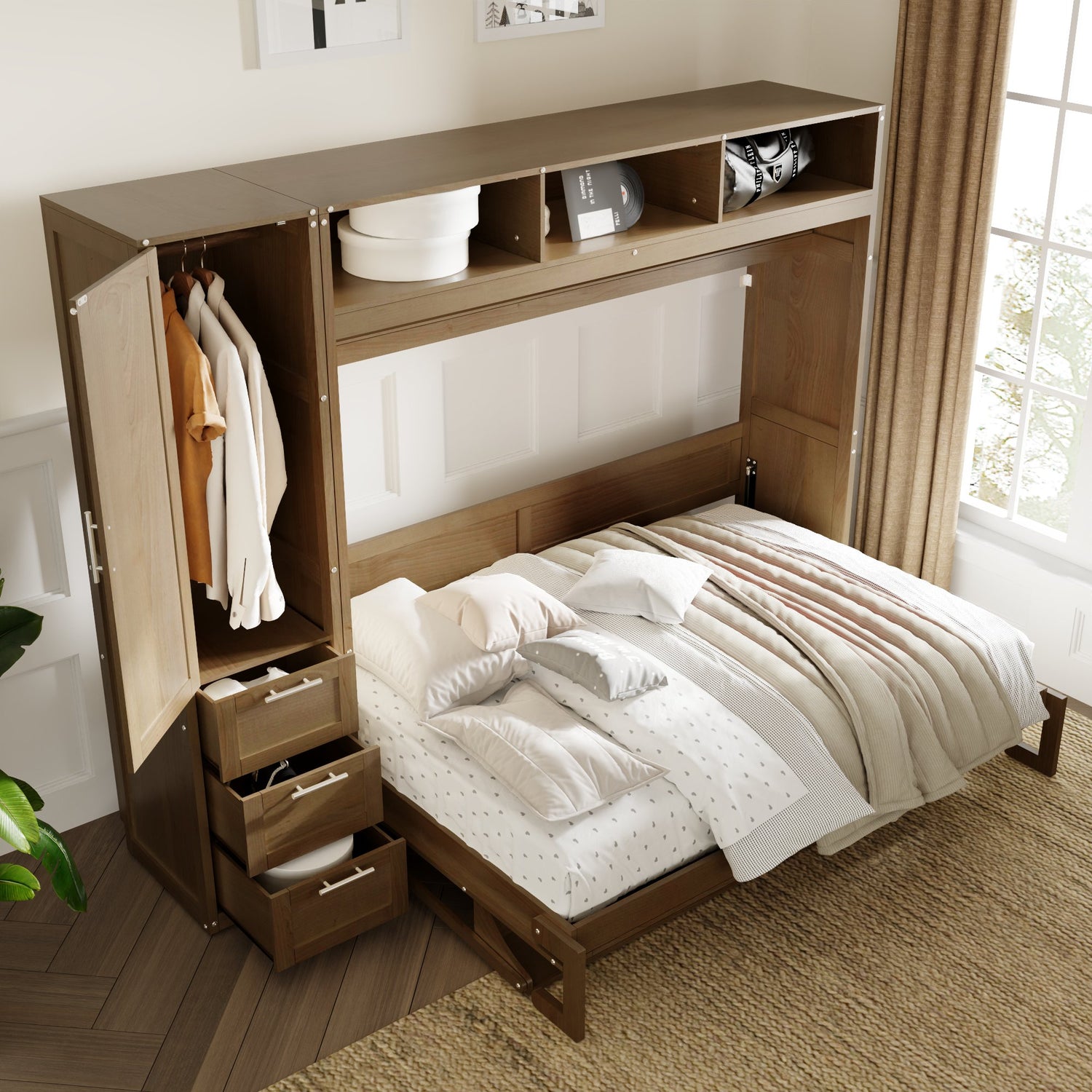 murphy bed dresser Convertible Murphy Bed Multifunctional Rooms Accent Cabinet Dresser - Bed Bath & Beyond