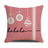 Pink cartoon Christmas linen pillowcase, sofa cushion, home goods pillowcase - V.I.P Digital Presence