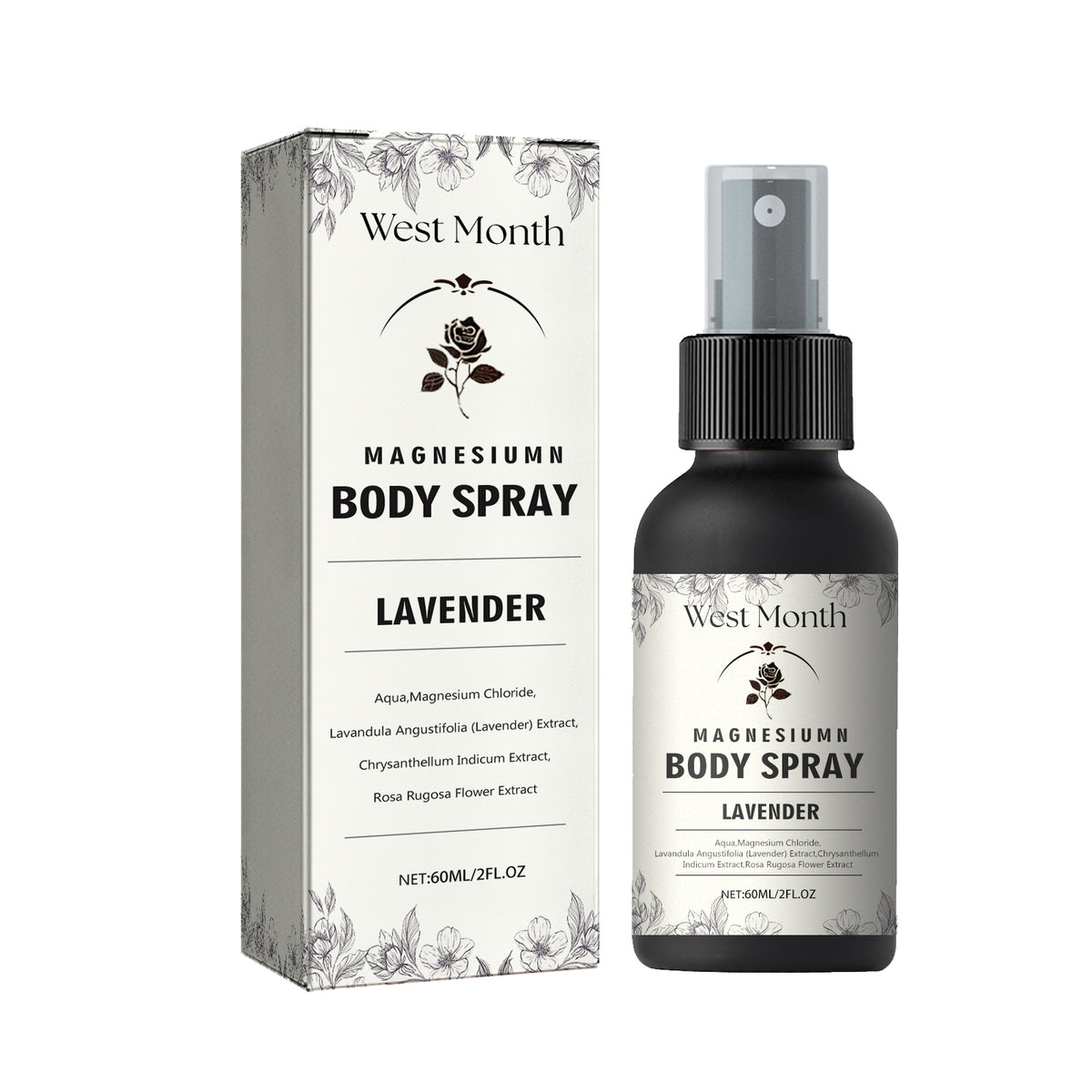 Magnesium Body Spray, Relieve Muscle Tension And Fatigue And Promote Body Relaxation Treatment Spray - V.I.P Digital Presence