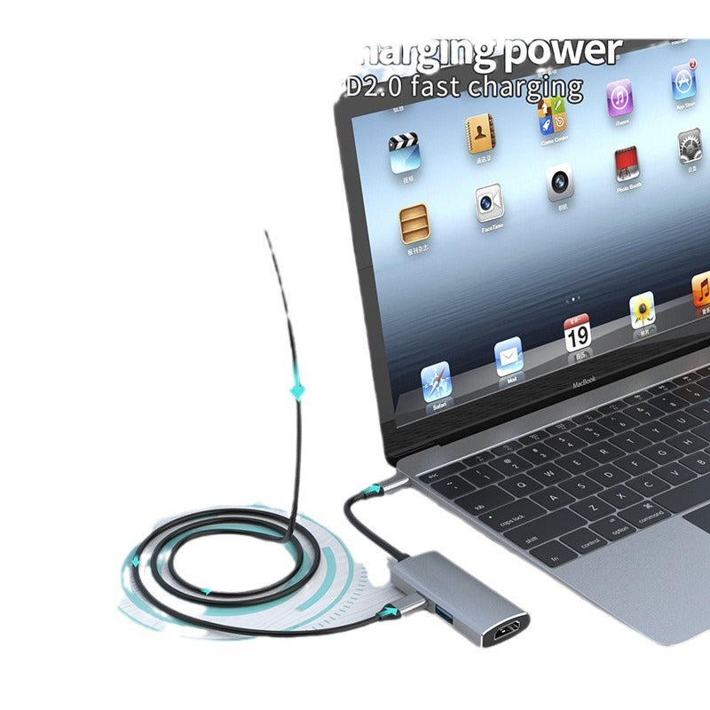 USB HUB docking station three in one C interface USB splitter Switch game console base HUB docking station - V.I.P Digital Presence