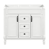 36'' Bathroom Vanity without Top Sink Cabinet only Modern Bathroom Storage Cabinet with 2 Soft Closing Doors and 2 Drawers - V.I.P Digital Presence