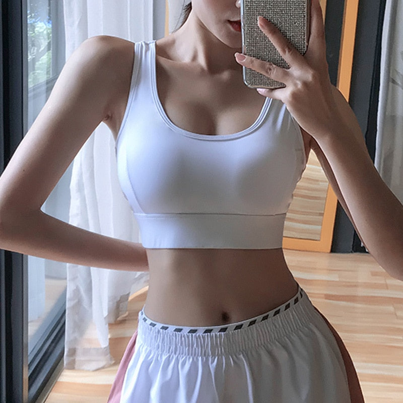 Sports Bra High Impact Support Woman Push-up Sexy Beautiful Back Yoga Padded Crop Top Workout Gym Running Underwear Bra NCLAGEN - V.I.P Digital Presence