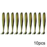 QXO 10 piezas/lote de señuelos blandos de silicona, 7 cm, 2 g, artículos para pesca en el mar, PVA Swimbait Wobblers, aparejos artificiales 