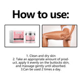 Crema realzadora de curvas, que esculpe las caderas y reafirma las curvas del cuerpo.