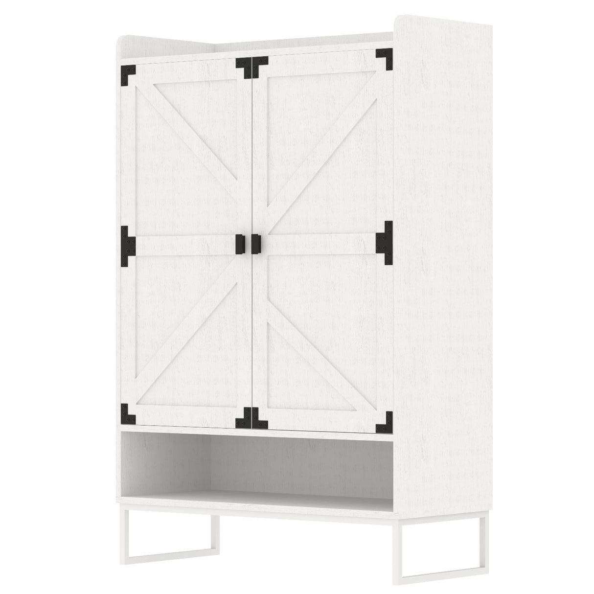 Shoe Cabinet with Doors, 6-Tier Shoe Storage Cabinet with Adjustable Shelves, Wooden Shoes Rack Shoe Storage Organizer - V.I.P Digital Presence