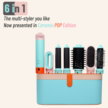 6 In 1 Multi Styler New Design Hair Dryer For Hair 6 in 1 hair styler With Curling Barrel Hot Air Brush Styling Tool MultiStyler - V.I.P Digital Presence