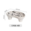 Creative Ink Splashing Fruit Plate Ceramic Plate Couple Afternoon Tea Dessert Cake Plate Coffee Cup Retro Home Kitchen Tableware - V.I.P Digital Presence