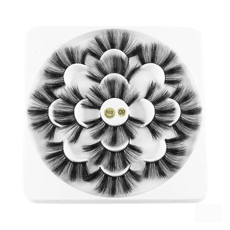 7 Pairs 3D Mink Hair False Eyelashes 25mm Lashes Thick Long Wispy Fluffy Handmade False Eyelashes - V.I.P Digital Presence