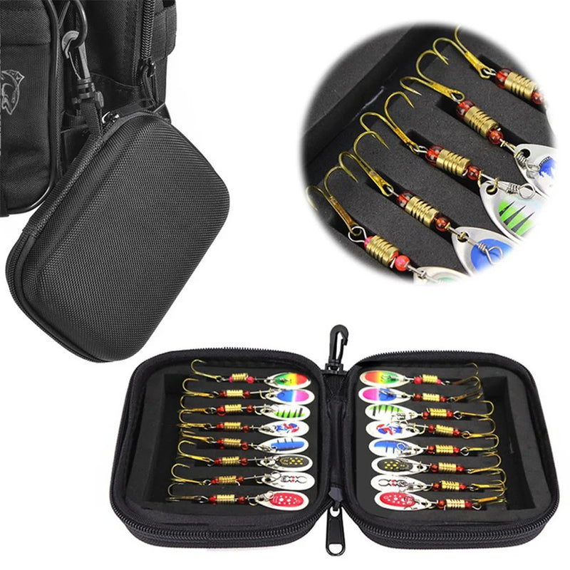 Metal Spoon Spinner Fishing Lure 16pcs Set Spoonbait Crankbaits Fishing Wobblers for Pike Crochet Kit Artificial Bait - V.I.P Digital Presence