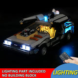 DIY building block lighting suitable for LEGO 10300 Back to the Future Time Machine, car LED remote control lighting - V.I.P Digital Presence
