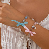 Small Fresh Butterfly Combined with Gold Bracelet Set, Rural Style Multi Element Pearl Bracelet - V.I.P Digital Presence