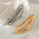 Summer temperament metal hair clip female Hairpin simple irregular back of the head clip - V.I.P Digital Presence