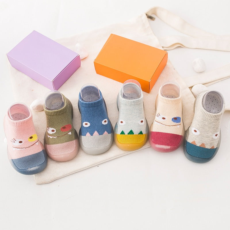 Spring and Autumn Children's Indoor and Outdoor Socks Shoes Baby Step Shoes Boys and Girls Summer Breathable Little Monster Wear resistant Board Shoes - V.I.P Digital Presence