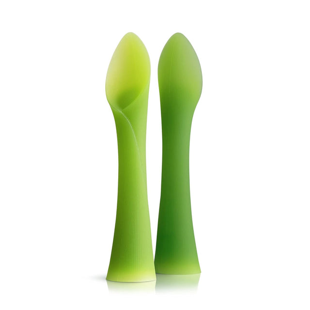 Olababy 100% Silicone Soft-Tip Training Spoon for Baby Led Weaning 2pack - V.I.P Digital Presence