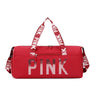 New fitness bag, shoe compartment, dry wet separation bag, sports travel bag, shiny pink letter single shoulder crossbody bag - V.I.P Digital Presence