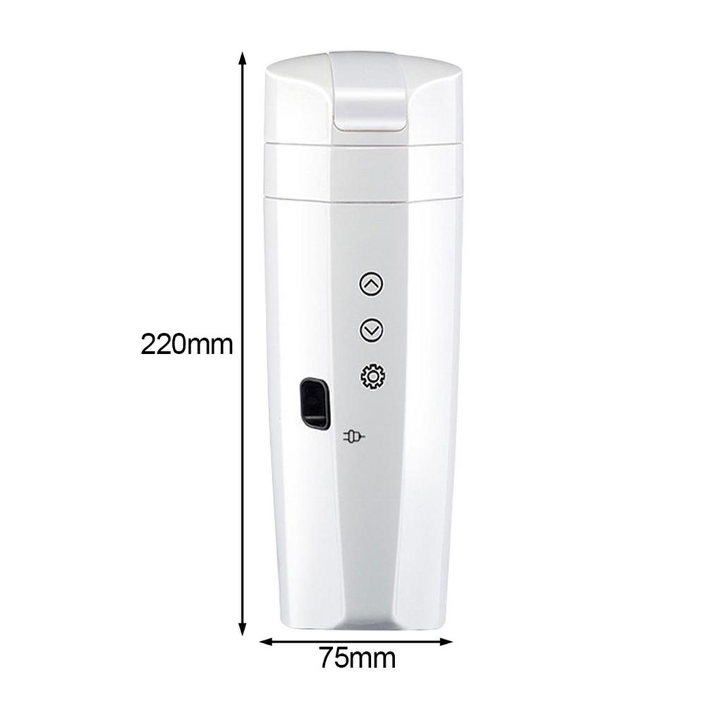 70W Real-time Temperature Vehicle Heating Cup 12V 24V Waterproof Stainless Steel Car Kettle Water Heater Car Mug Travel Kettle - V.I.P Digital Presence