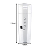 70W Real-time Temperature Vehicle Heating Cup 12V 24V Waterproof Stainless Steel Car Kettle Water Heater Car Mug Travel Kettle - V.I.P Digital Presence