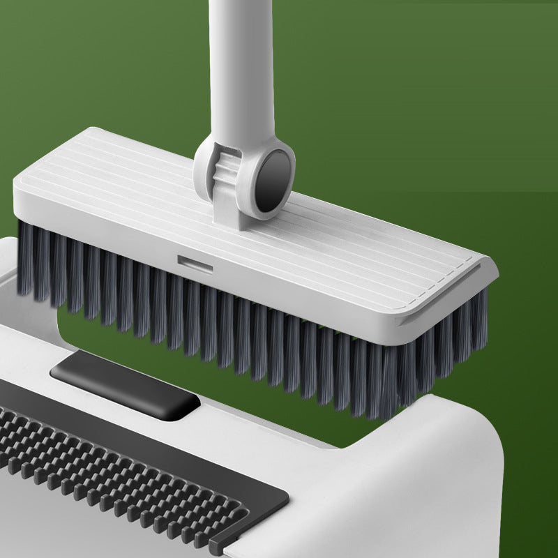 Folding broom dustpan floor brush three in one household multifunctional cleaning broom - V.I.P Digital Presence