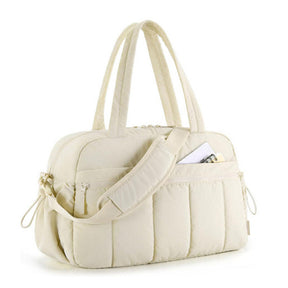 Large Capacity Carry-On Travel Duffel Bag for Women, with Shoulder Strap, Ideal for Weekend Overnight Trips and Sport Gym Use - V.I.P Digital Presence