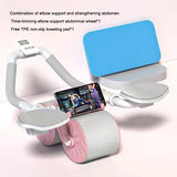 Automatic rebound abdominal compression and abdominal muscle training equipment for both men and women using elbow support rollers - V.I.P Digital Presence