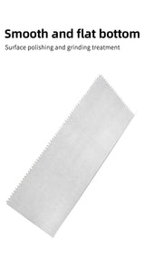 High quality stainless steel V-groove shovel, 28Cm x 11.5 Cm, perfect for buckets, slate, plaster, concrete, curved handles, hig - V.I.P Digital Presence