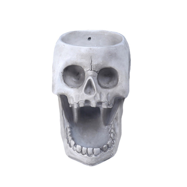 The resin three-dimensional skull feeder base can hang an automatic animal feeder - V.I.P Digital Presence