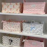 Quilted Ins Storage Basket Desktop Goods Storage Cute Ornaments - V.I.P Digital Presence
