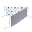 Print Baby Bed Bumper Double-faced Detachable Newborn Crib Around Cot Protector Kids Room Decor - V.I.P Digital Presence