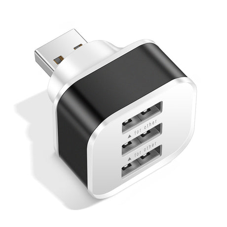 Luminous 3 USB mobile phone charging head with 1/3 expansion port, multi port USB mobile phone charger - V.I.P Digital Presence