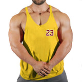 Sportswear vest men's round neck men's cotton vest loose shoulder sleeveless basketball suit - V.I.P Digital Presence
