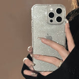 Transparent Glitter Simple Apple 14 Promax Phone Case 13 Suitable for iPhone 15 Soft Case 11 Advanced Luxury 12 - V.I.P Digital Presence