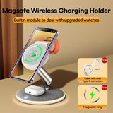 Remax 3 in 1 Magnetic Wireless 15W Charger Stand For iPhone 14 13 12 Pro Airpods Phone Fast Charge Dock Station For Apple Watch - V.I.P Digital Presence