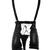 Lace up lingerie, pole dance, backless hip-hop costume, performance costume, erotic uniform - V.I.P Digital Presence