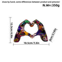 Internet celebrity graffiti, love gesture ornaments, home living rooms, offices, desktop exhibition halls, resin handicrafts, decorative products - V.I.P Digital Presence