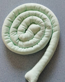 Tira anticolisión individual de 5 cm de grosor de gamuza de algodón para cuna, enrollable para bricolaje 