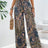 Printed Wide Leg Pants - V.I.P Digital Presence