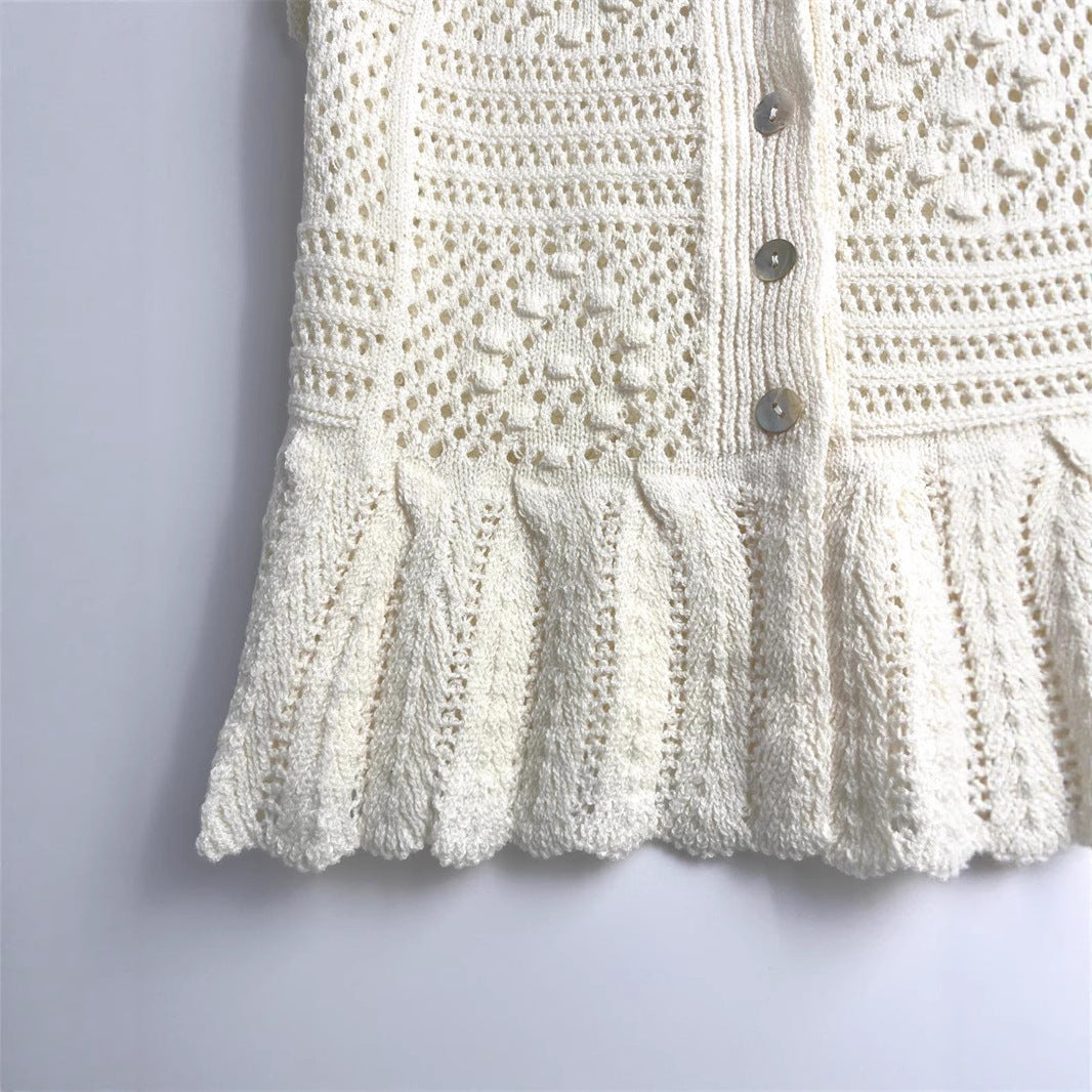 Spring New  Style Round Neck Solid Color Women's Unique Design Knitwear - V.I.P Digital Presence
