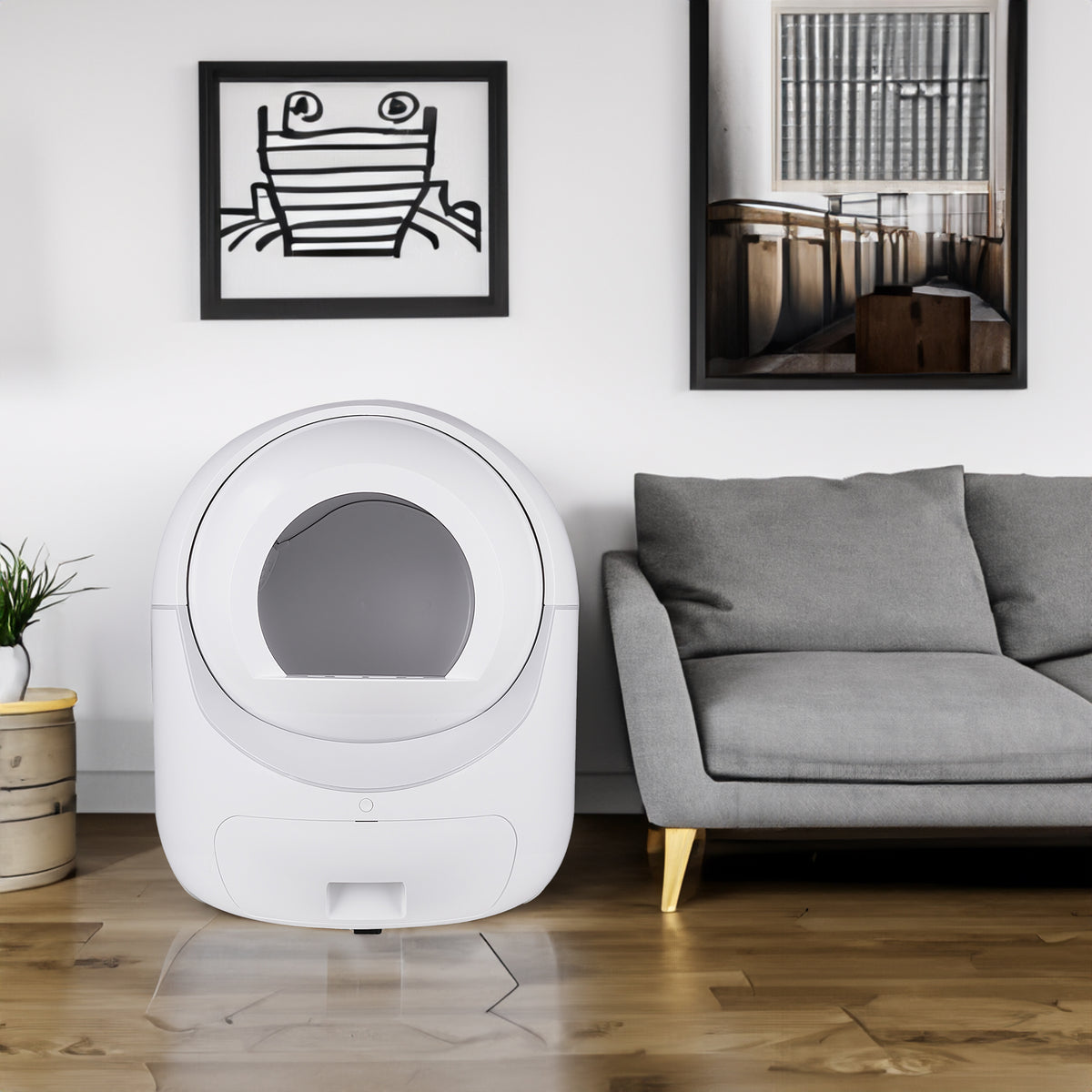 Intelligent cat litter box, automatically eliminates odors, application control, supports multiple cats with 5G and 2.4G WiFi - V.I.P Digital Presence