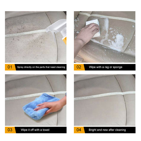Multi-Purpose Foam Cleaner, Leather Seat Foam Head Cleaner Car Interior Decontamination Cleaning - V.I.P Digital Presence