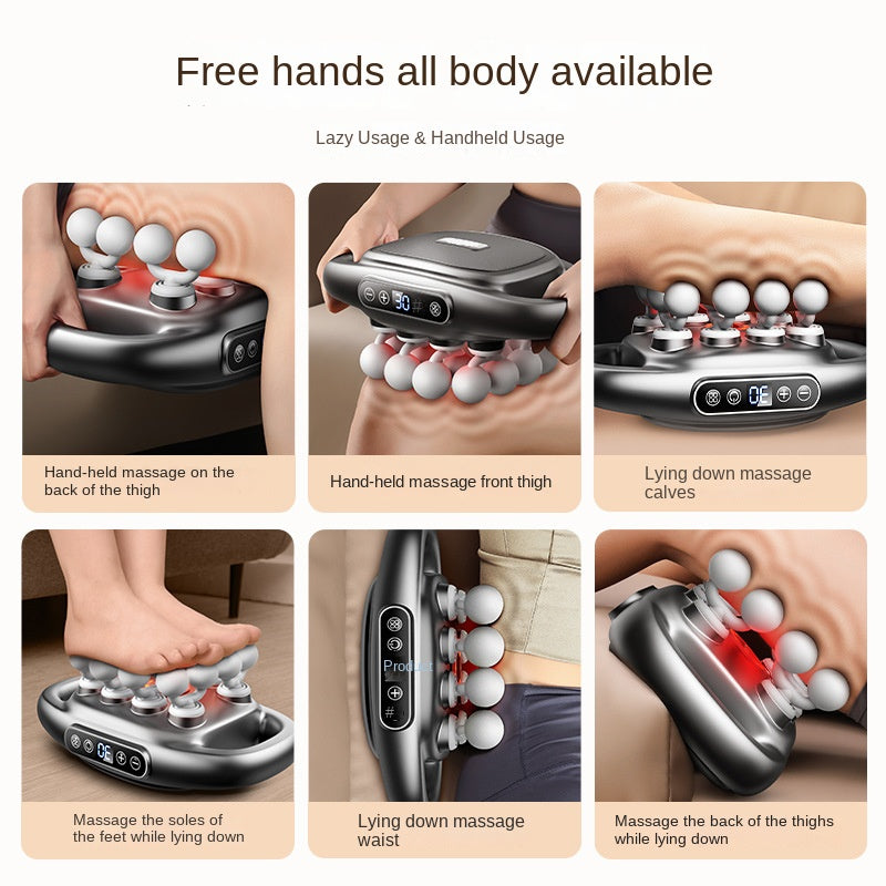 Cross-border Exclusive 16-Head Muscle Gun Multi-Head Strong Power Deep Tissue Massage English Version - V.I.P Digital Presence